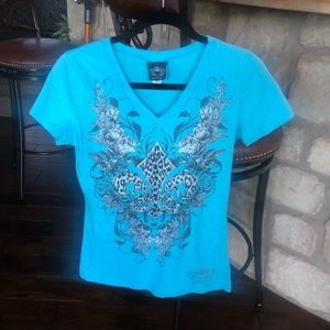 Katydid - Front and back detail, graphic tee